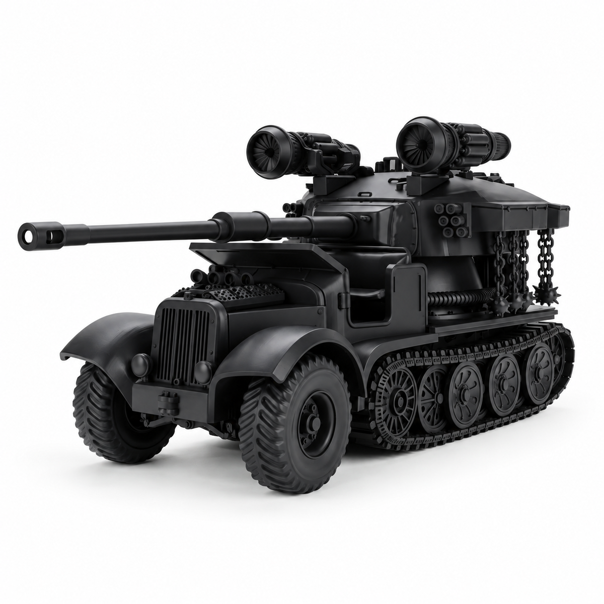 SSMODEL 1/72 1/144 Sd.Kfz.6/3 7.62cm Pak 36 Diana Sci-Fi Resin Model Kit TSS1576 — detail view 8
