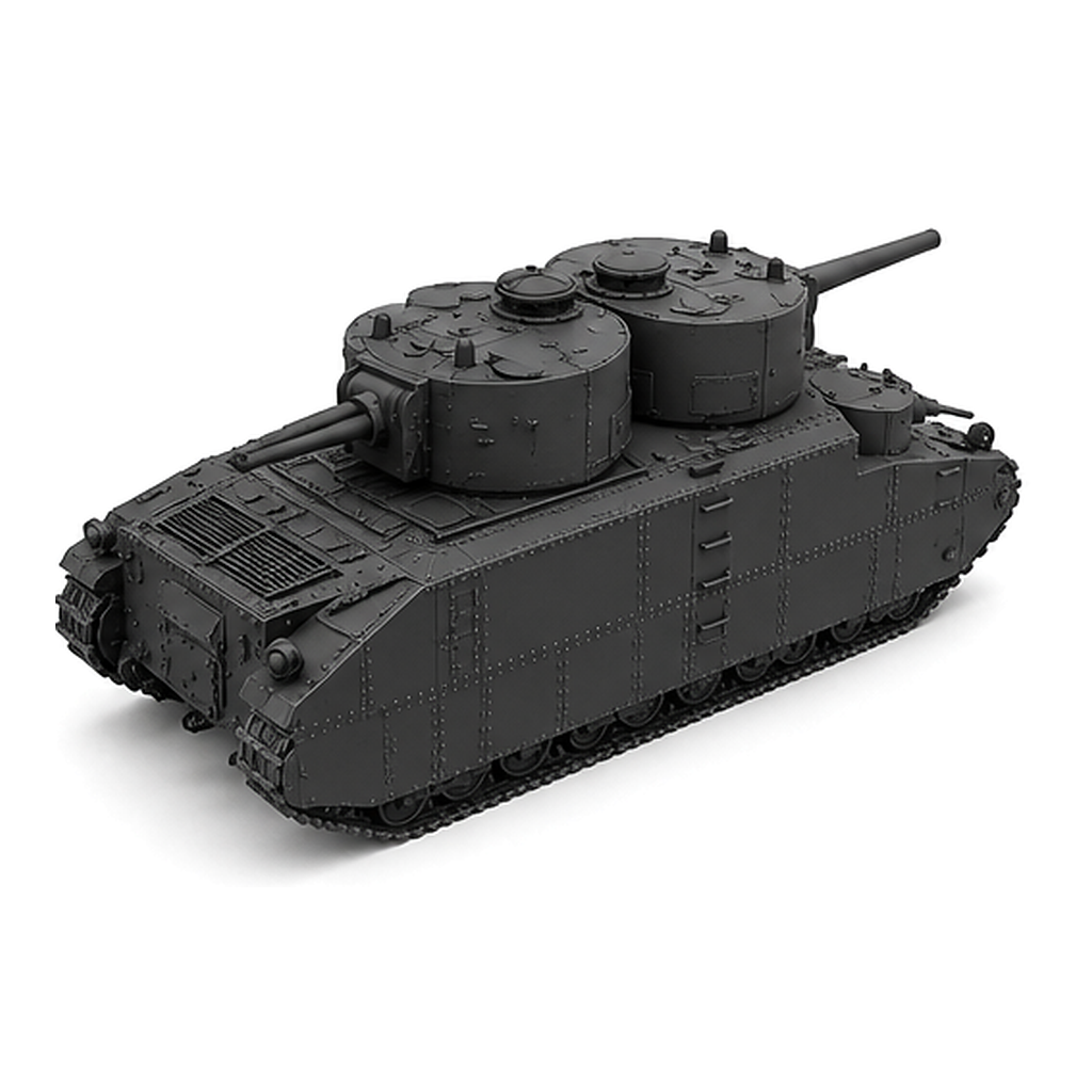 SSMODEL 1/72 1/144 T-39 Soviet experimental superheavy tank MODEL KIT TSS0462