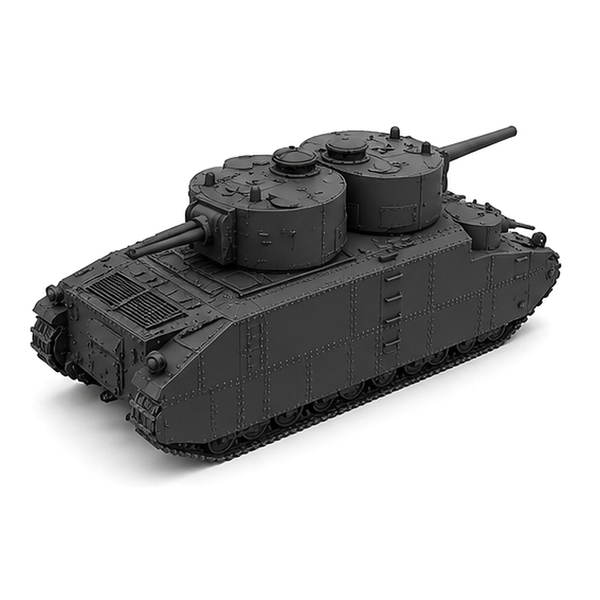 SSMODEL 1/72 1/144 T-39 Soviet experimental superheavy tank MODEL KIT TSS0462