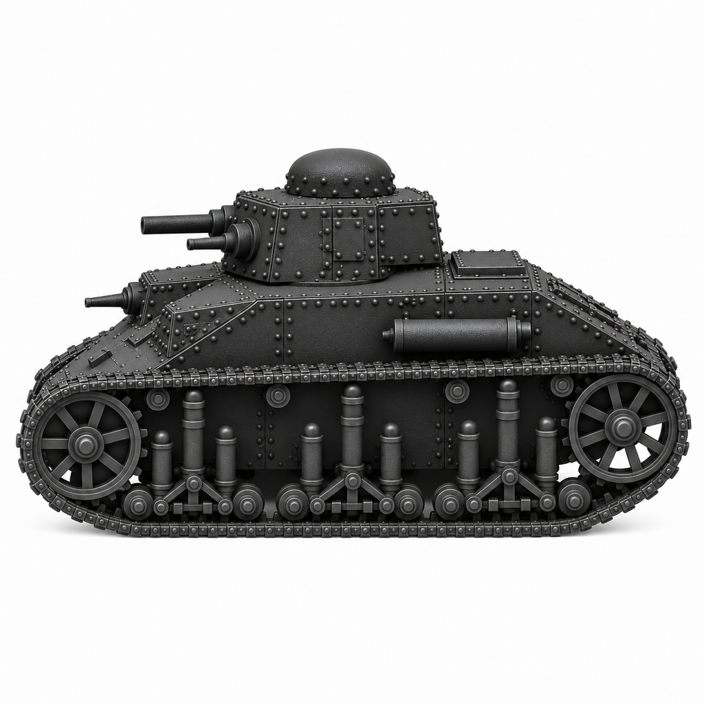 SSMODEL 1/72 1/144  T-19 Experimental Interwar Light Tank MODEL kit TSS0006
