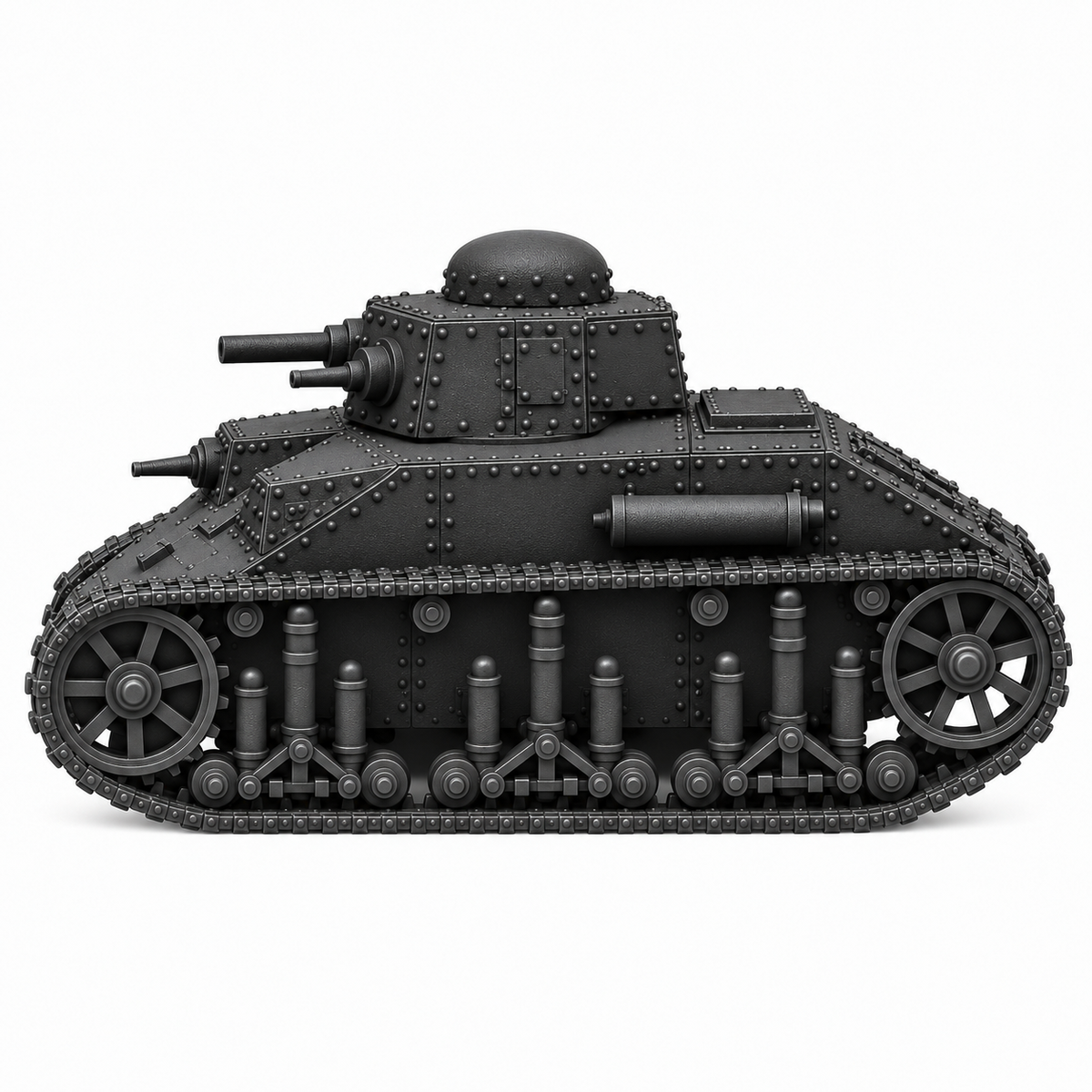 SSMODEL 1/72 1/144  T-19 Experimental Interwar Light Tank MODEL kit TSS0006 — detail view 2
