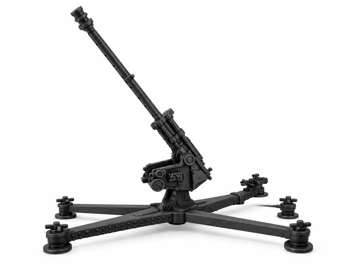SSMODEL 1/72 1/144 Multi Scale Bofors 80mm 29/38M AA-Gun Resin MODEL KIT TSS1470 — detail view 2