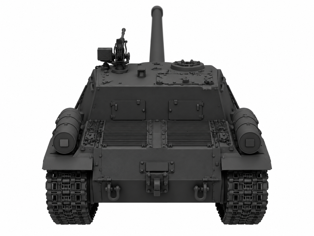 SSMODEL 1/72 1/144 Multi Scale ISU-122BM ISU-122-1 Tank Resin MODEL kit TSS0031