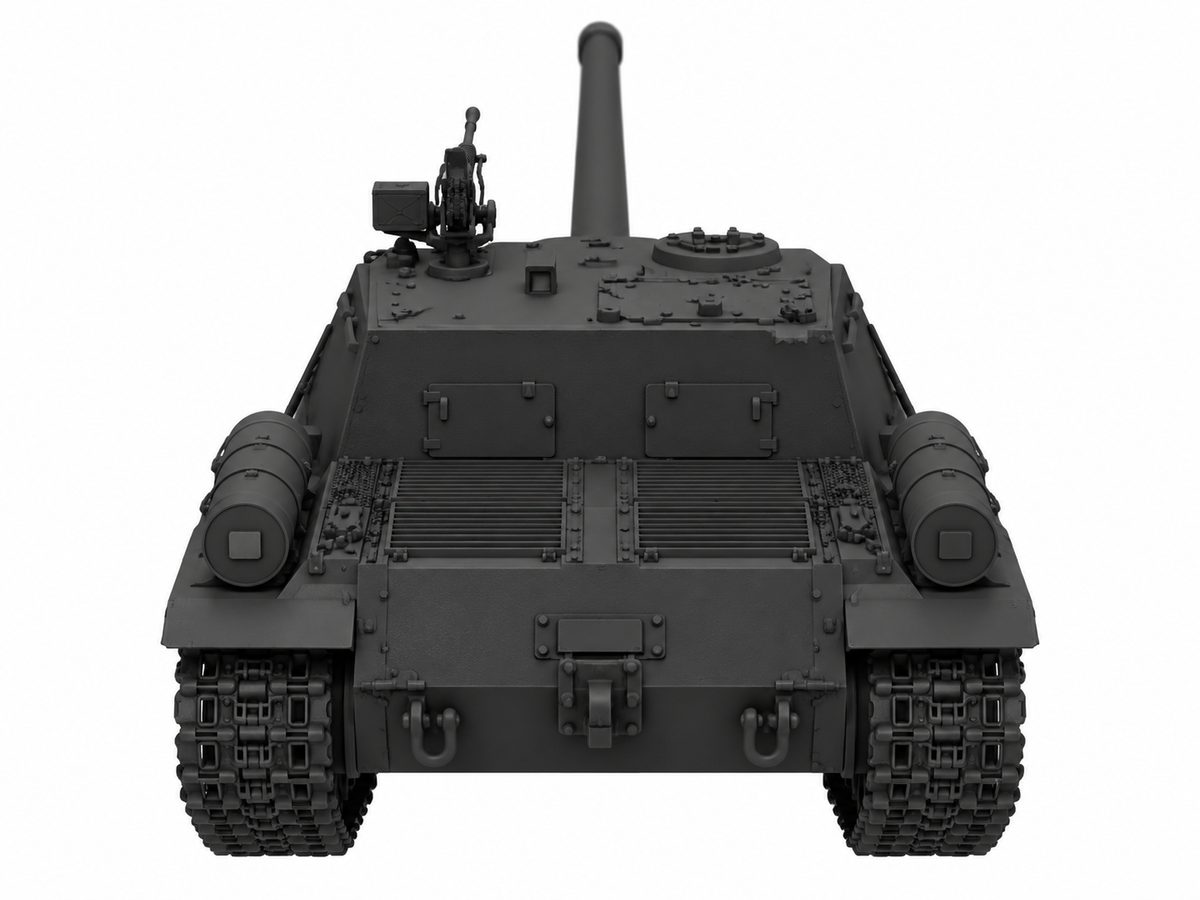 SSMODEL 1/72 1/144 Multi Scale ISU-122BM ISU-122-1 Tank Resin MODEL kit TSS0031 — detail view 5