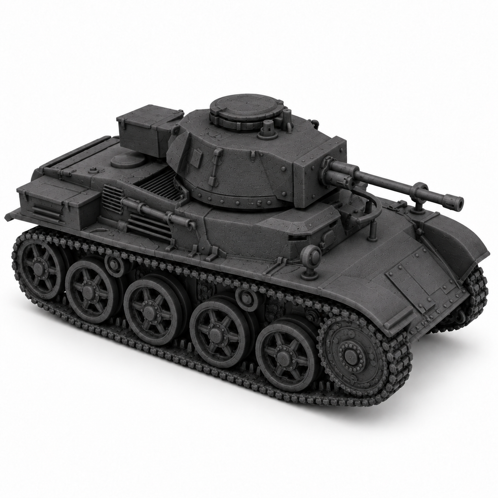 SSMODEL 1/72 1/144 Multi Scale Toldi III Tank Resin Model Kit TSS0744