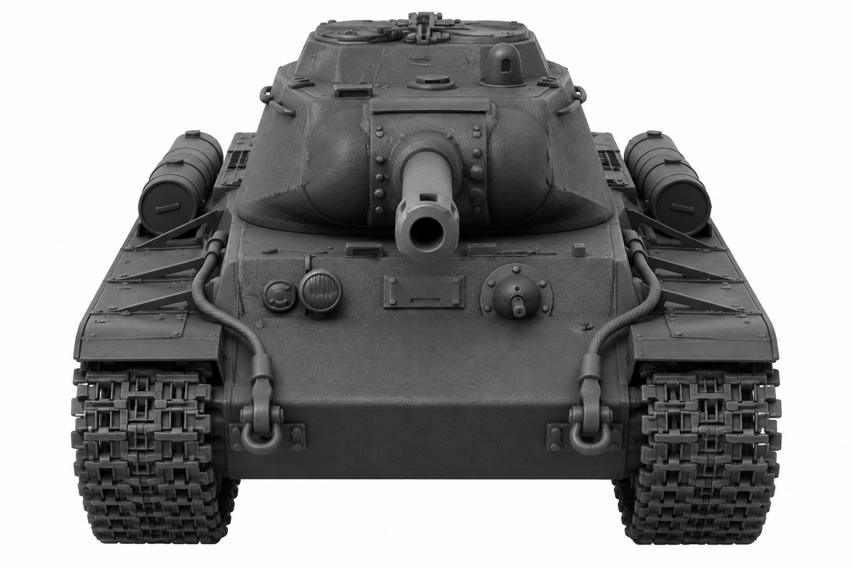 SSMODEL 1/72 1/144 Multi Scale KV-1s 122mm S-41 Howitzer Tank MODEL kit TSS0117 — detail view 4