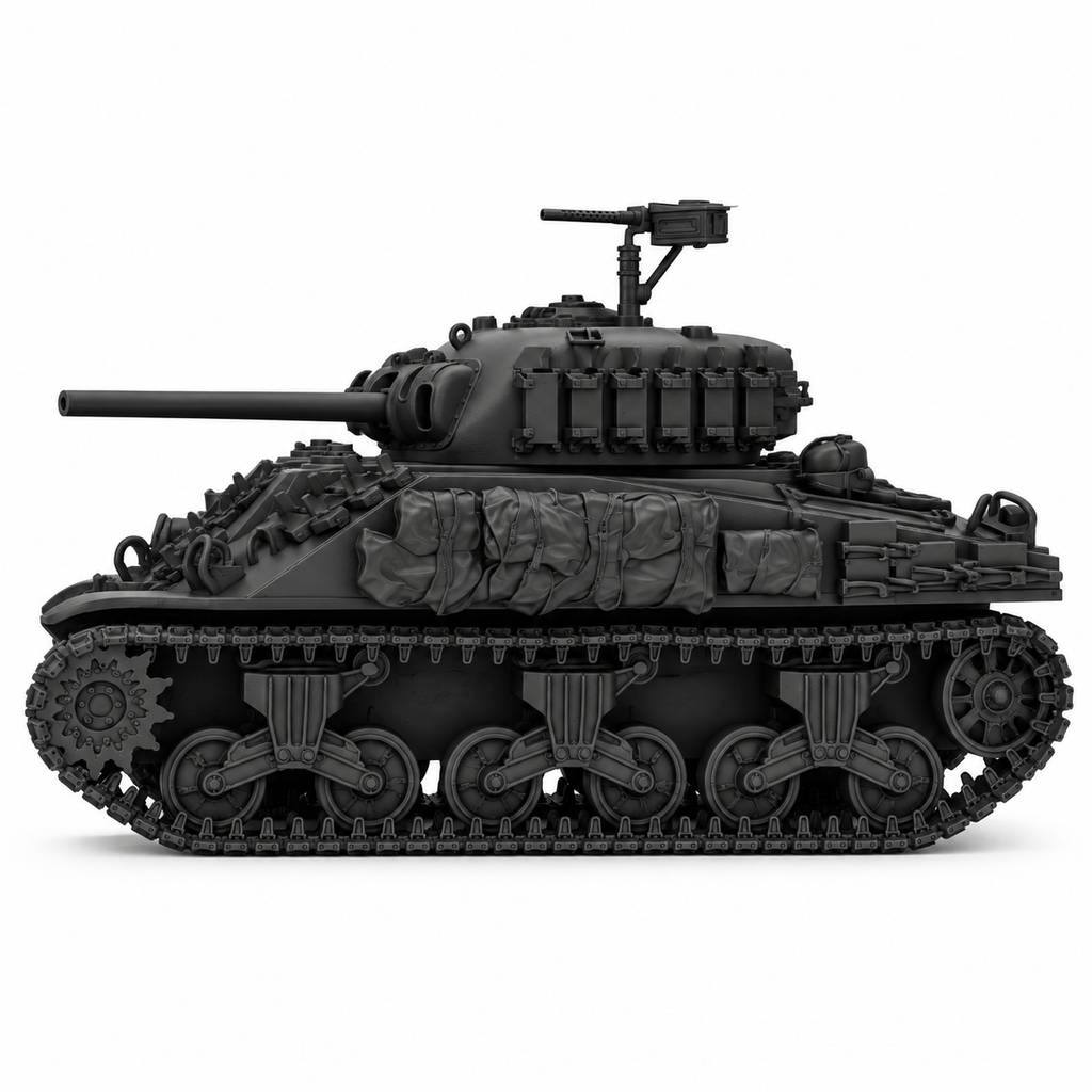 SSMODEL 1/72 1/144 Sherman M4 mid-production with cast nose Resin MODEL TSS0953