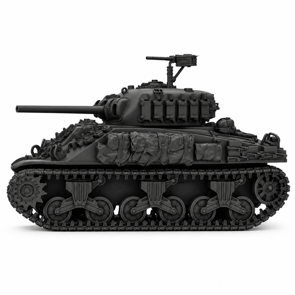 SSMODEL 1/72 1/144 Sherman M4 mid-production with cast nose Resin MODEL TSS0953 — detail view 5