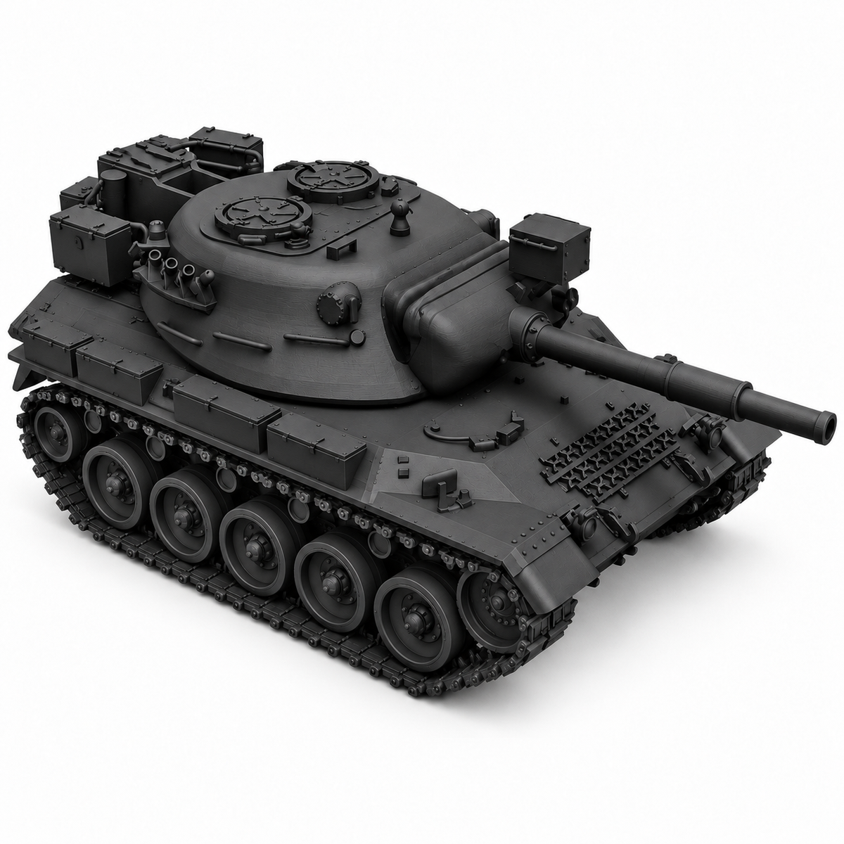 SSMODEL1/72 1/144 Multi Scale Leopard 1 BE Belgian coldwar MBT Model Kit TSS0540 — detail view 2