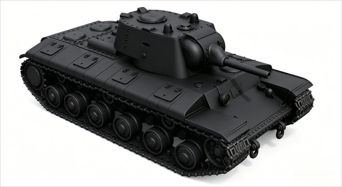 SSMODEL 1/72 1/144 Multi Scale KV-1 pre-serial prototypes tank MODEL kit TSS0146 — detail view 11