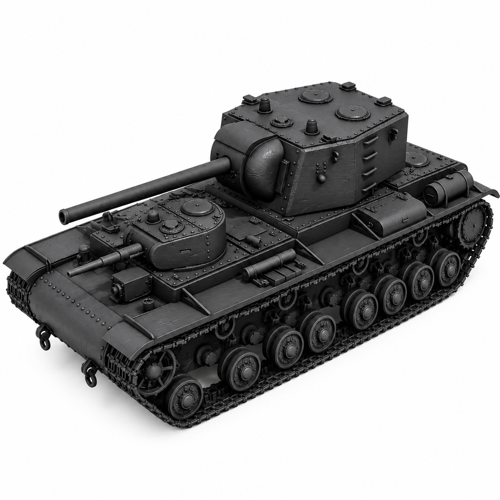 SSMODEL 1/72 1/144 Multi Scale KV-4 v1 tank Resin Model Kit TSS0090