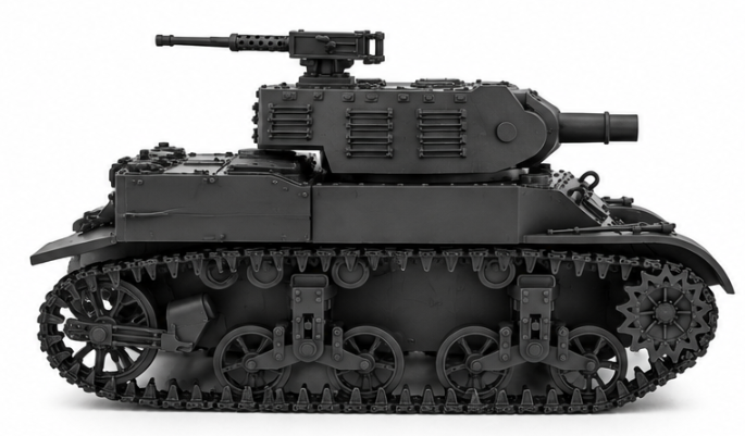SSMODEL 1/72 1/144 M8 Howitzer Motor Carriage US Tank Resin MODEL KIT TSS1495