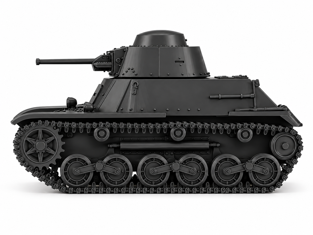 SSMODEL 1/72 1/144 Multi Scale Type 98 Ke-Ni Light Tank Resin MODEL kit TSS1400