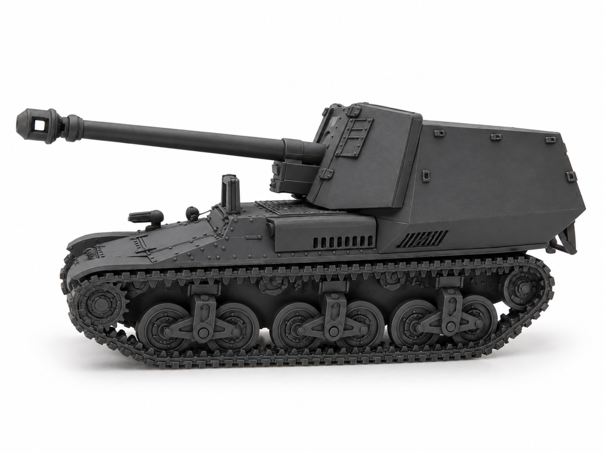 SSMODEL 1/72 1/144 Multi Scale Marten Sd.Kfz.135Germany WW2Tank MODEL TSS0612 — detail view 3