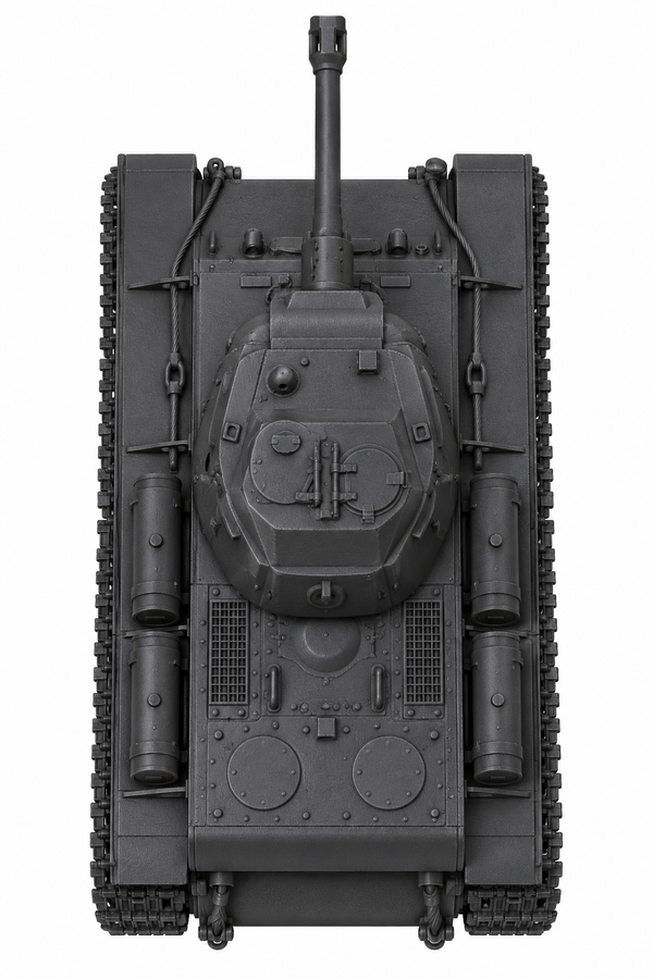 SSMODEL 1/72 1/144 Multi Scale KV-1s 122mm S-41 Howitzer Tank MODEL kit TSS0117