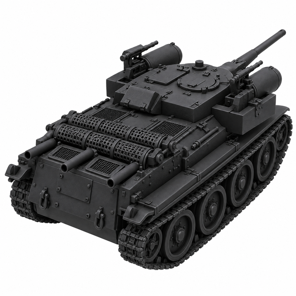 SSMODEL 1/72 1/144 Multi Scale RBT-7 Soviet fictional tank resin model TSS0524