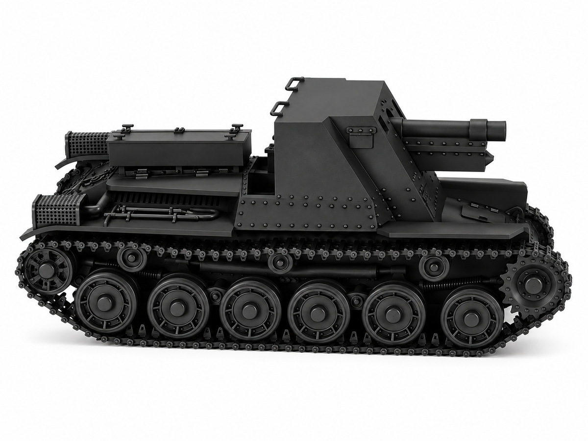 SSMODEL 1/72 1/144 Multi Scale Type 4 Ho-Ro SPG Tank Resin MODEL kit TSS1396 — scale model kit