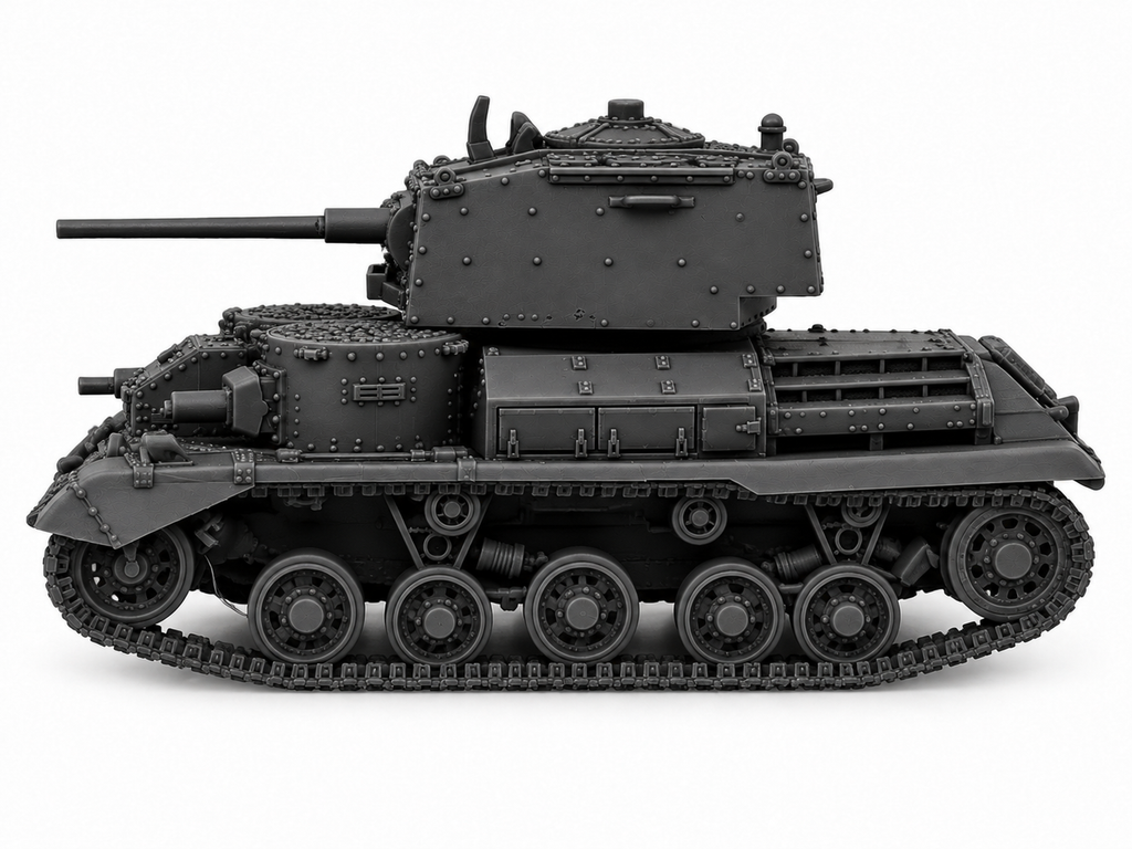SSMODEL 1/72 1/144 Multi Scale Cruiser A9 Mk.I UK WW2 Tank MODEL kit TSS1375