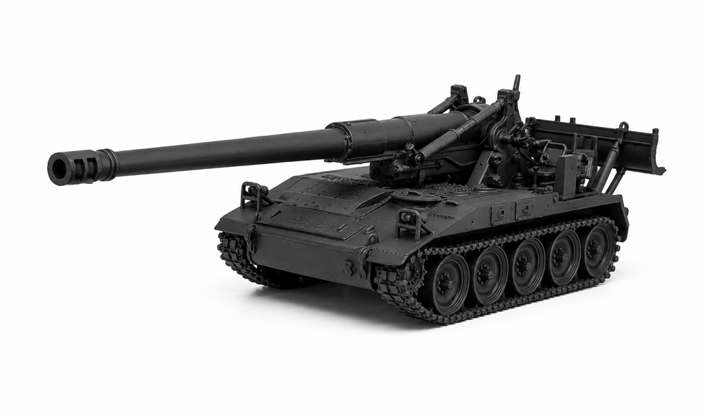 SSMODEL 1/72 1/144 Multi Scale M110A2 203mm US Cold war Tank MODEL kit TSS0667