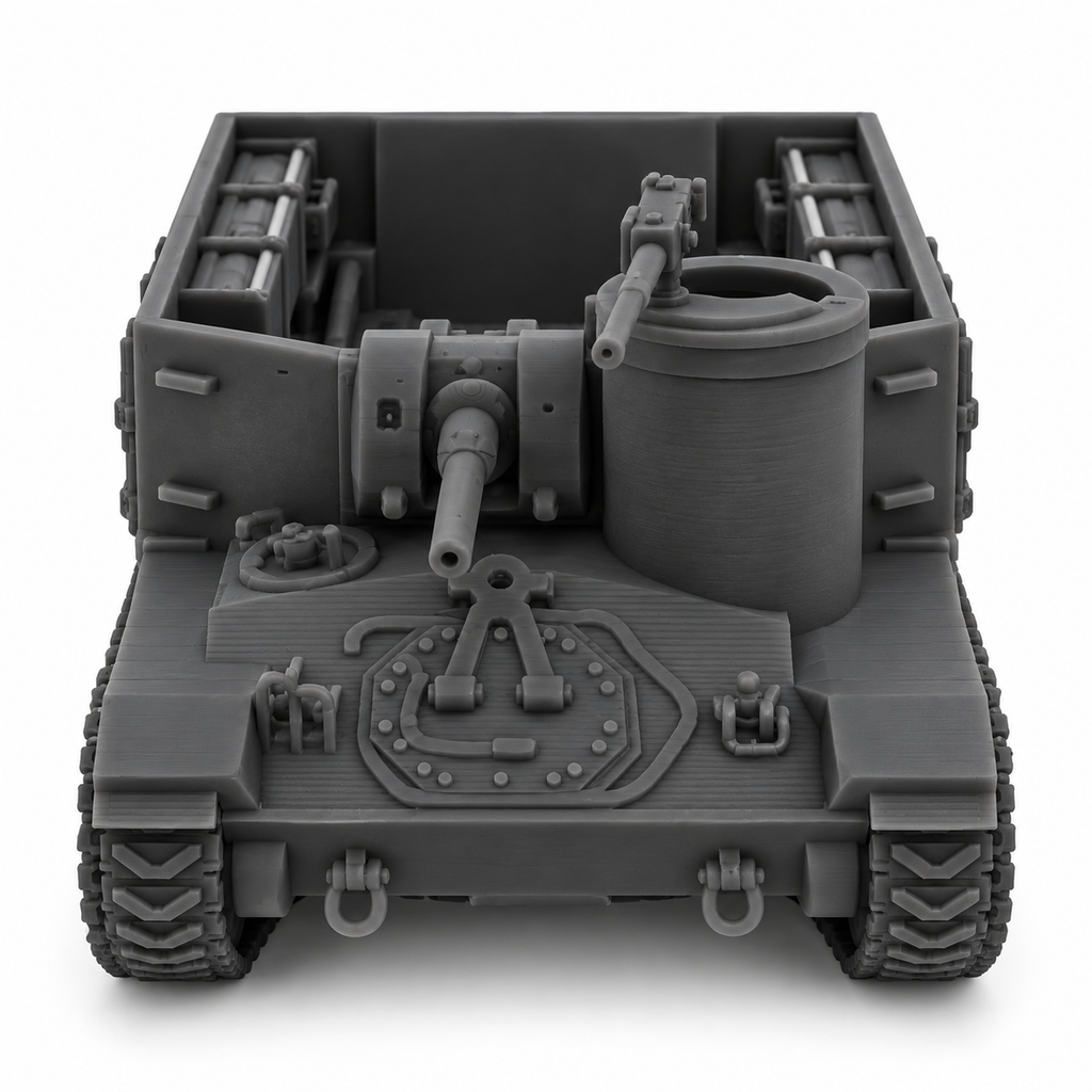 SSMODEL 1/72 1/144 Multi Scale М37 105mm HMC USWW2 Korean war Tank MODEL TSS0636