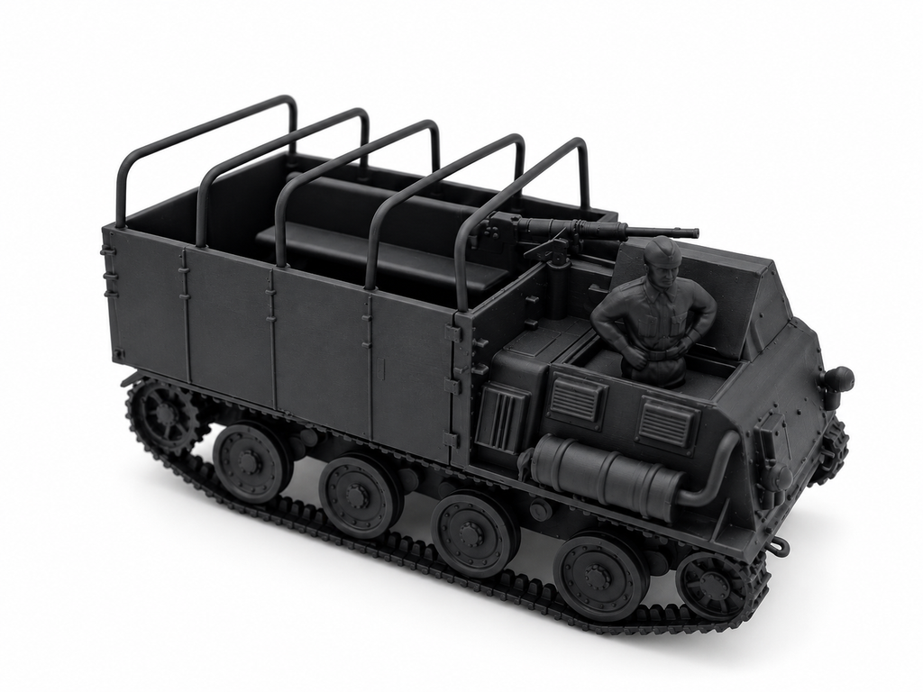 SSMODEL 1/72 1/144 Type 1 Ho-Ki Japan WWII APC 2 Crewmen Resin Model Kit TSS1584