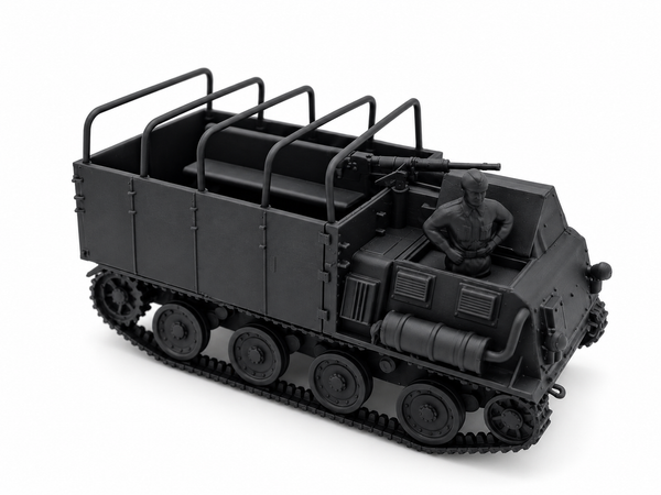 SSMODEL 1/72 1/144 Type 1 Ho-Ki Japan WWII APC 2 Crewmen Resin Model Kit TSS1584