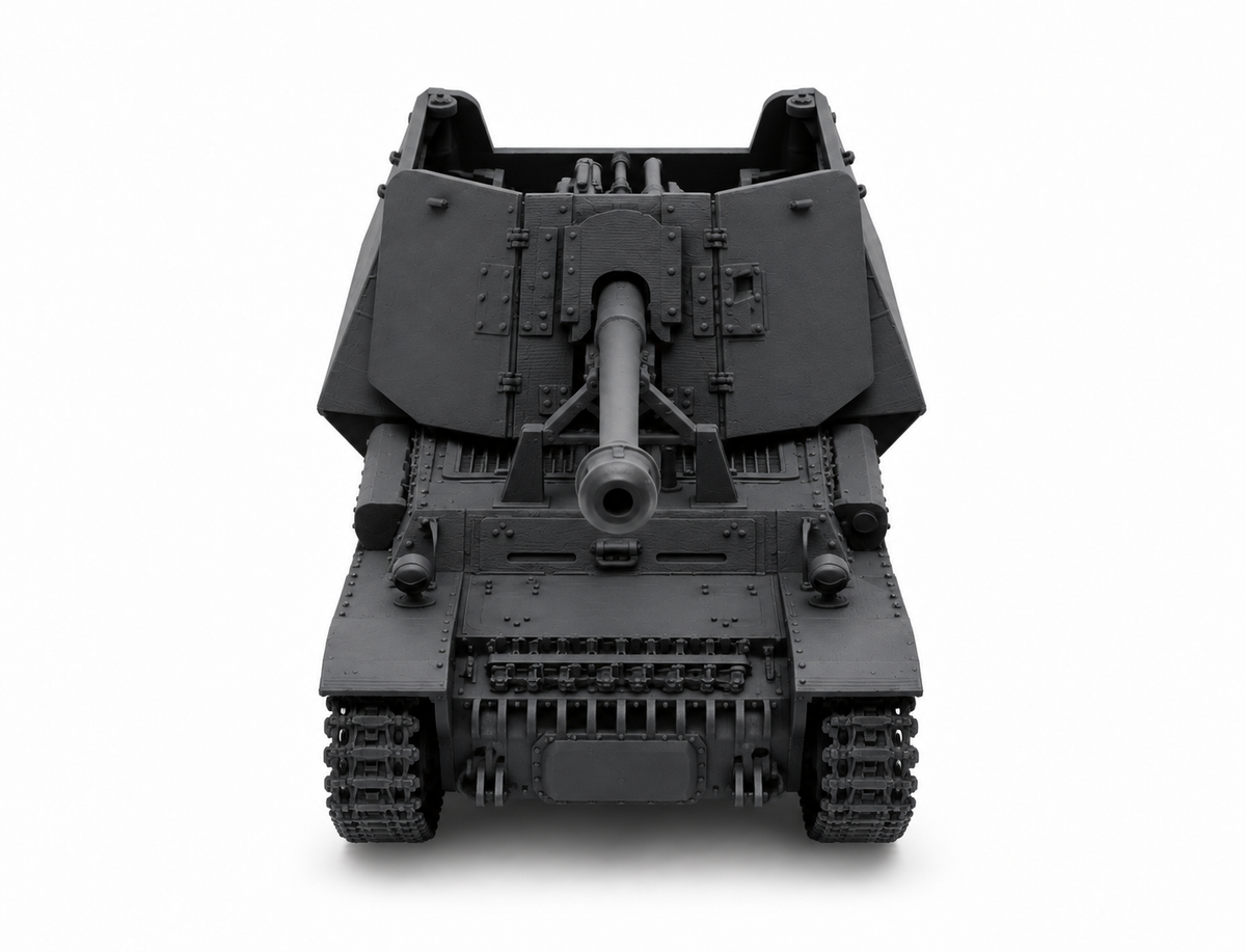 SSMODEL 1/72 1/144 Multi Scale 7.5 cm PaK 40 auf Sfl. Sd.Kfz.135 MODEL TSS1306 — detail view 3