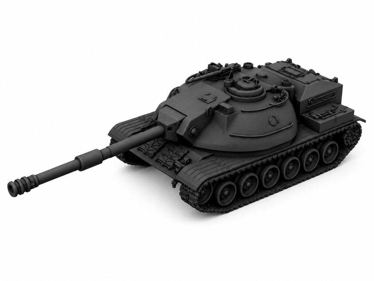 SSMODEL1/72 1/144 Multi-Scale XM66F American experimental TANK MODEL KIT TSS0233 — scale model kit