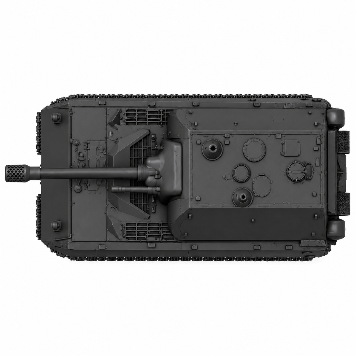 SSMODEL 1/72 1/144 Multi Scale Maus Tank Resin MODEL kit TSS0350 — detail view 2