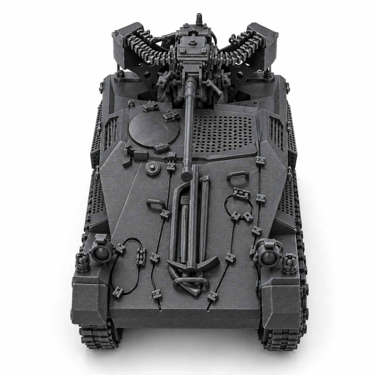 SSMODEL 1/72 1/144 Multi Scale Wiesel1 Mk20 Germany Tank Resin Model Kit TSS0706 — detail view 3