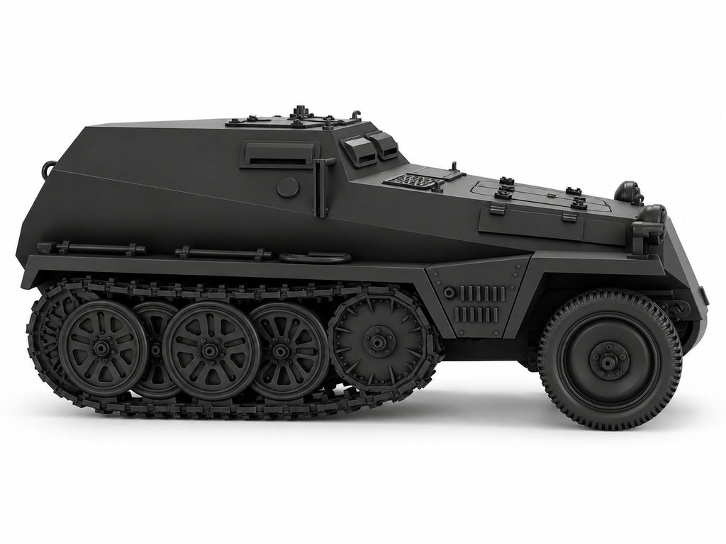 SSMODEL 1/72 1/144 Sd.Kfz.252 Leichte Gepanzerte Trailer Resin MODEL kit TSS1102