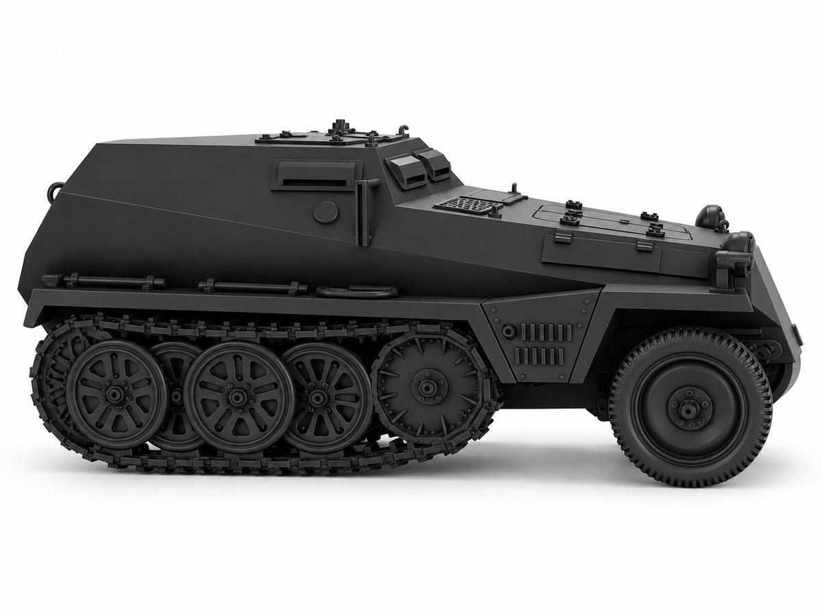 SSMODEL 1/72 1/144 Sd.Kfz.252 Leichte Gepanzerte Trailer Resin MODEL kit TSS1102 — detail view 5