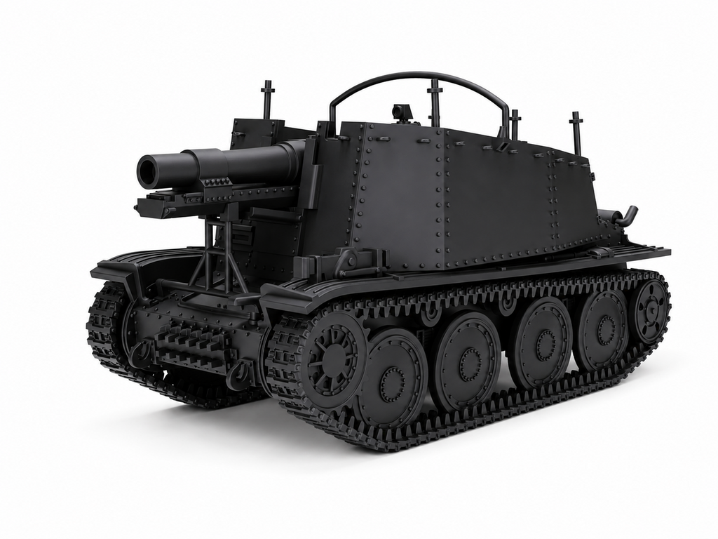 SSMODEL 1/72 1/144 sIG 33 auf Panzer 38t Ausf.H Grille Tank MODEL kit TSS1341