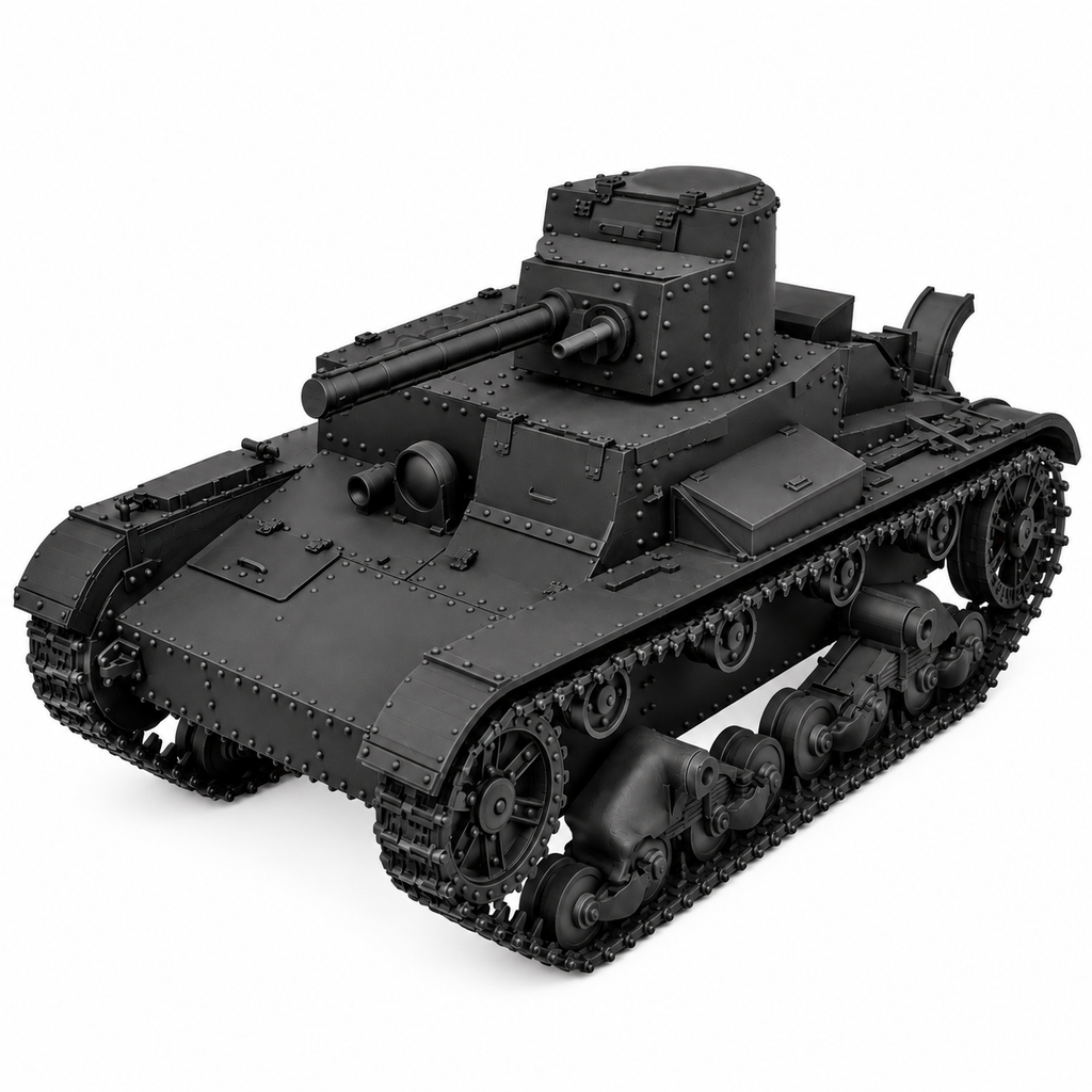 SSMODEL 1/72 1/144 Multi Scale KhT-26 OT-26 tank Resin Model Kit TSS0086