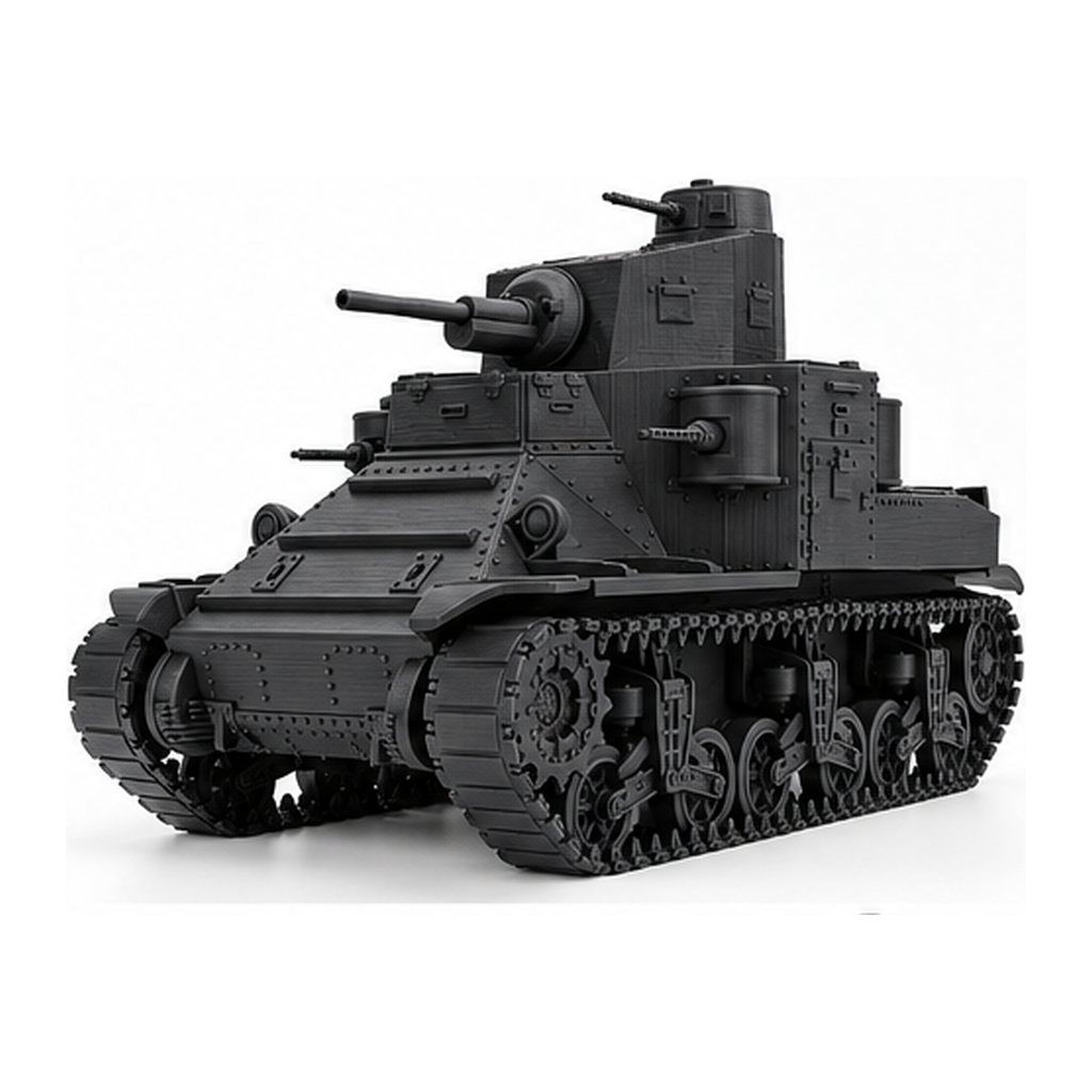 SSMODEL 1/72 1/144 Multi-Scale WWII US M2A1 Medium Tank Resin Model Kit TSS0879 — scale model kit