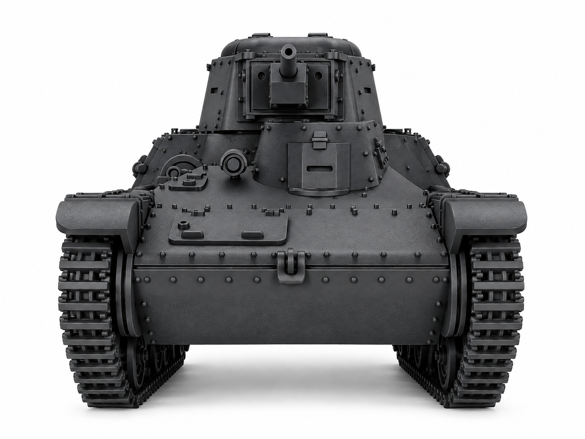 SSMODEL 1/72 1/144 Multi Scale Type 97 Te-Ke Tank Resin MODEL kit TSS1399 — detail view 5