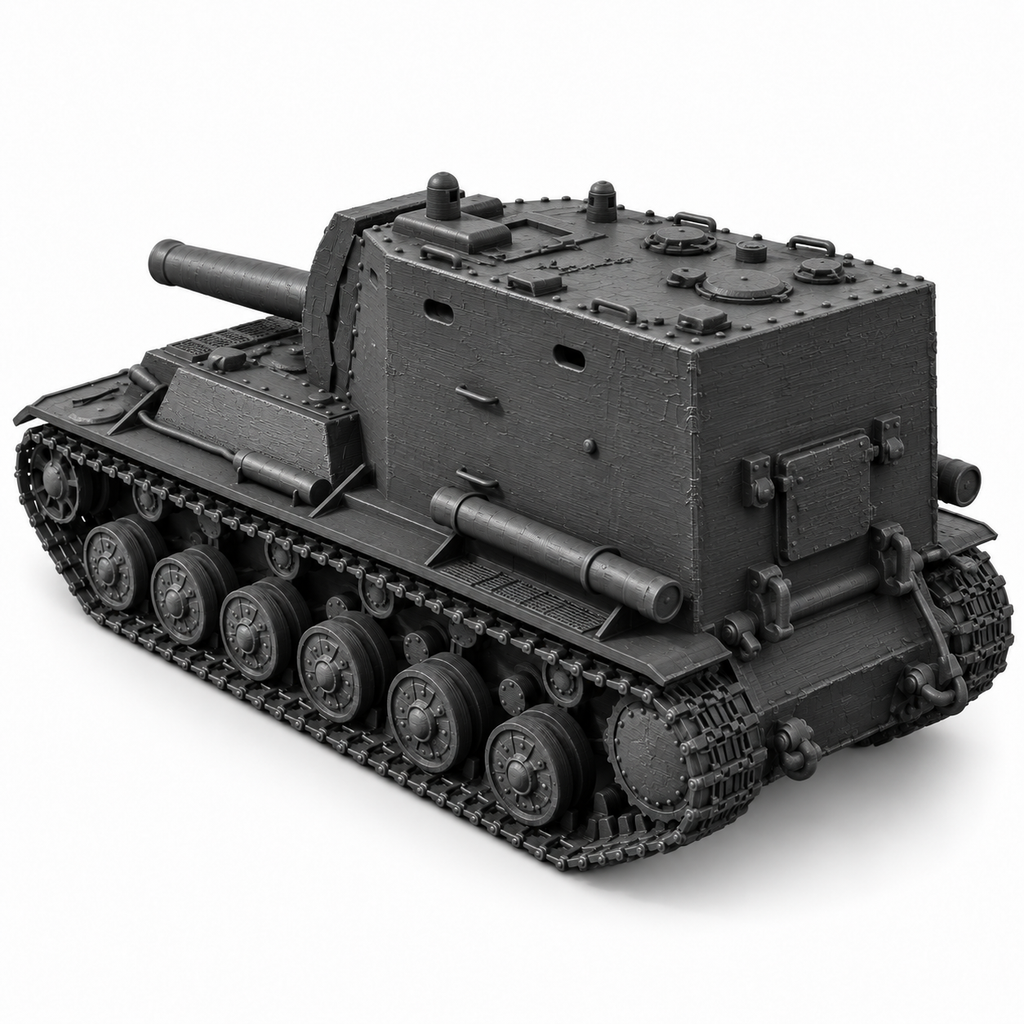 SSMODEL 1/72 1/144 Multi Scale KV-1Object 212Soviet artillery tank MODEL TSS0126