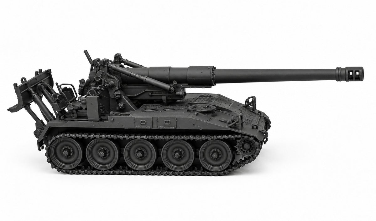 SSMODEL 1/72 1/144 Multi Scale M110A2 203mm US Cold war Tank MODEL kit TSS0667 — detail view 3