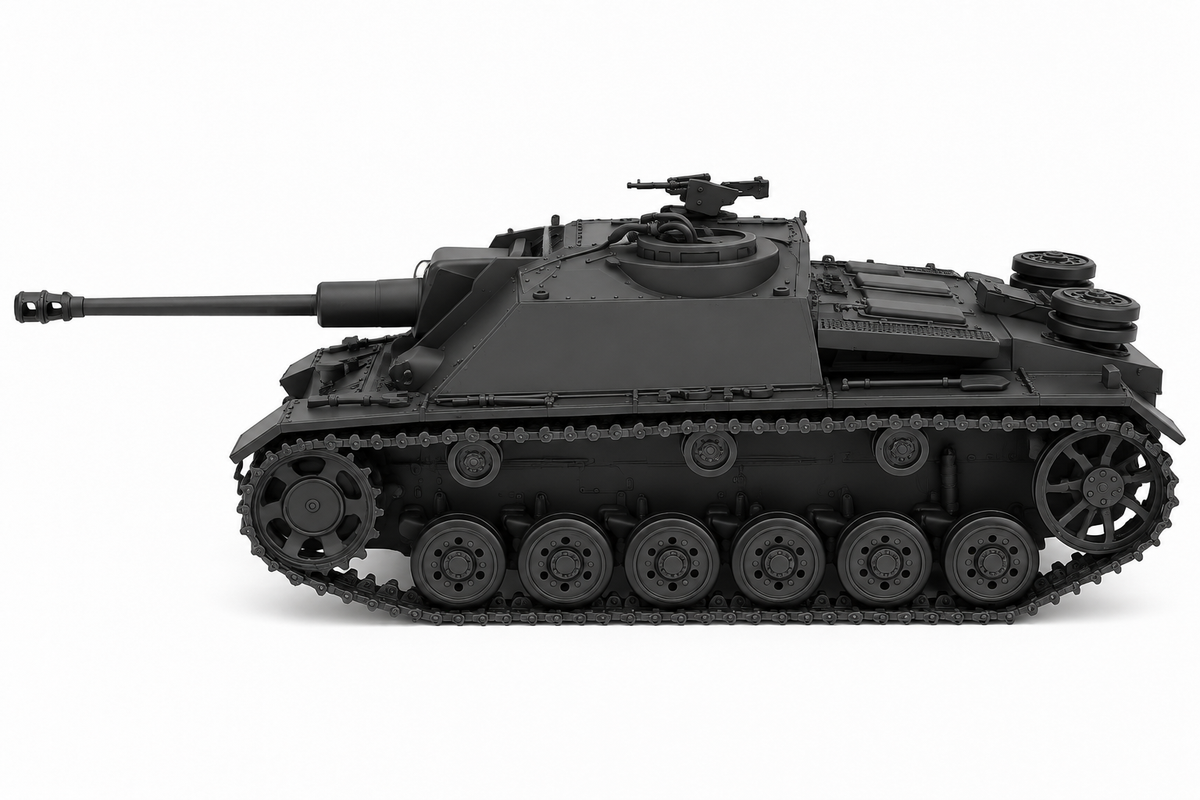 SSMODEL 1/72 1/144 Multi Scale STUG III Ausf.G - Late Production MODEL TSS1355 — detail view 6