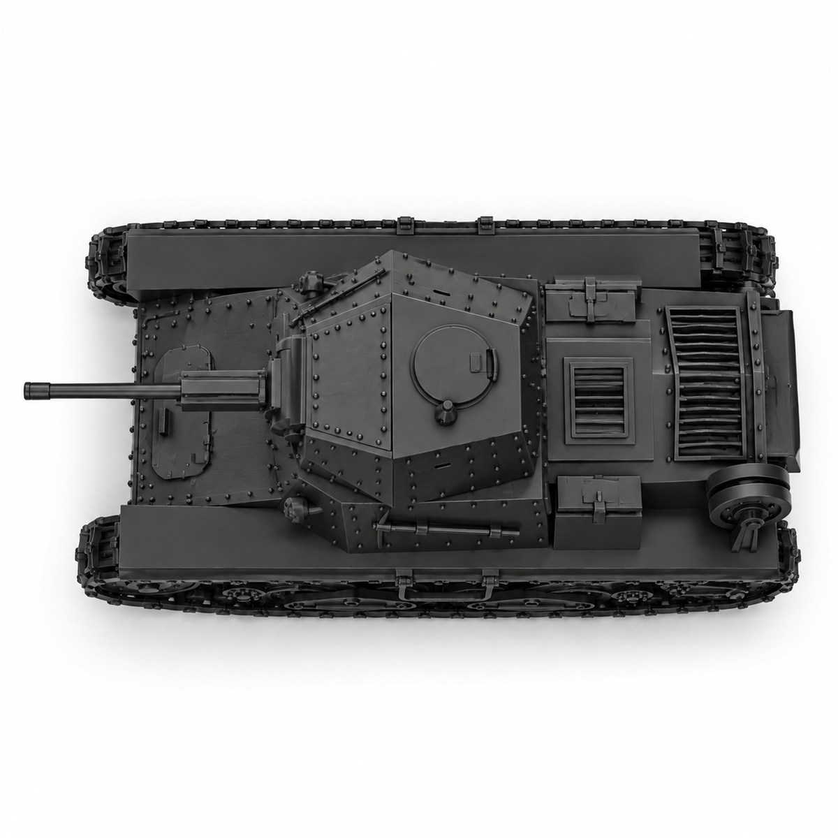 SSMODEL 1/72 1/144Multi Scale Carro Armato Leggero L6/40 Resin MODEL KIT TSS0781 — detail view 5
