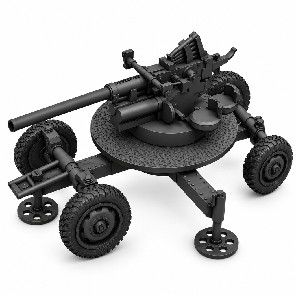 SSMODEL1/72 1/144 Multi ScaleHungarian Bofors 40mm Tank Resin Model Kit TSS0553