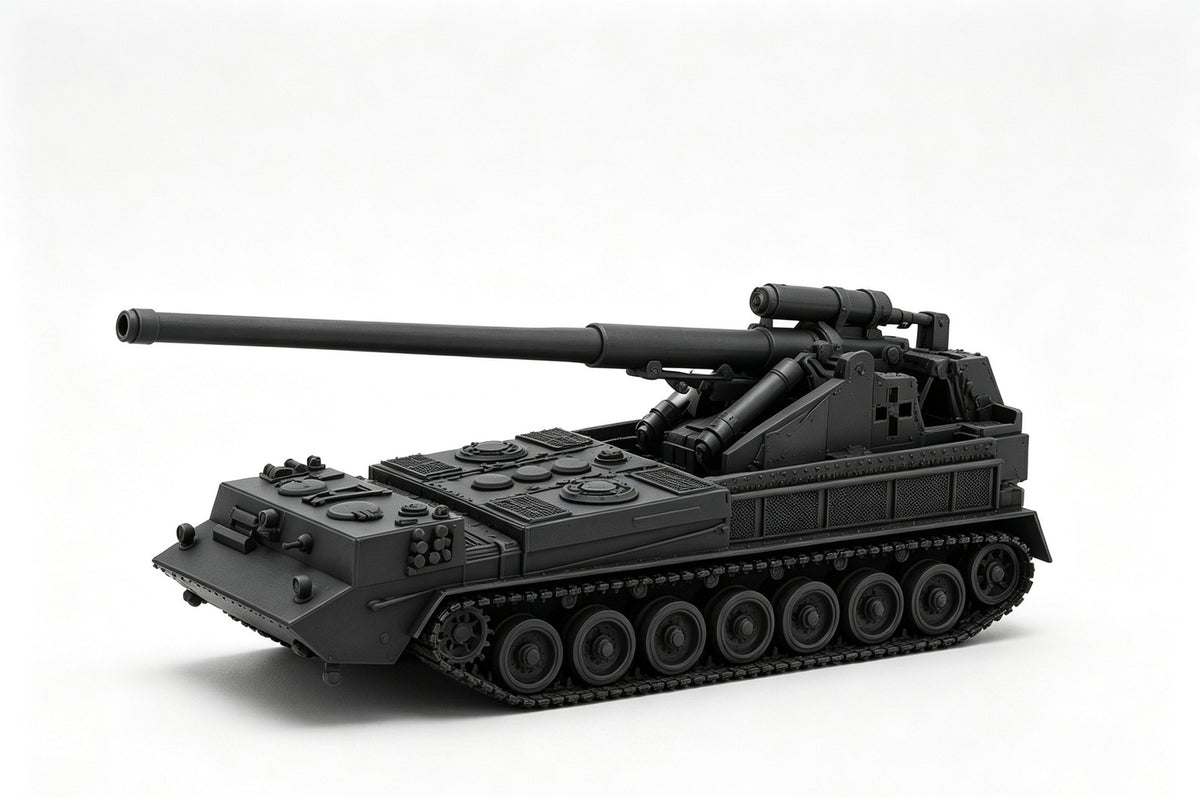 SSMODEL 1/72 1/144 VK 2.07 Pfingstrose 2S7 Pion German Resin Model Kit TSS0422 — detail view 3