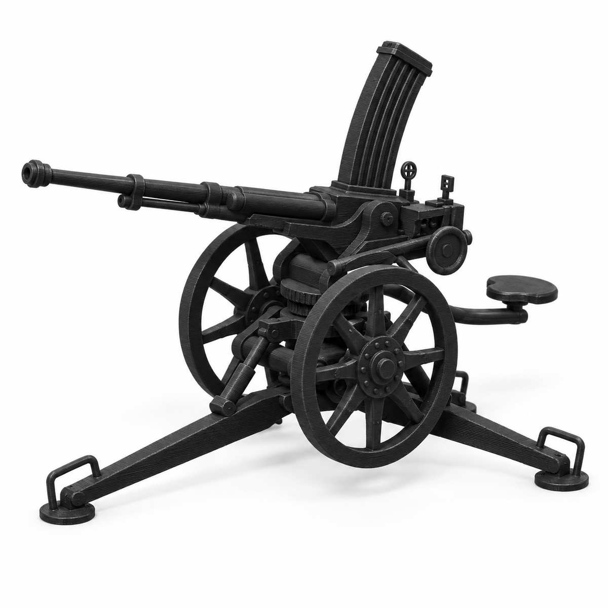 SSMODEL 1/72 1/144 WWII Japan Type 98 20mm AA Machine Cannon Resin Model TSS1001 — detail view 5