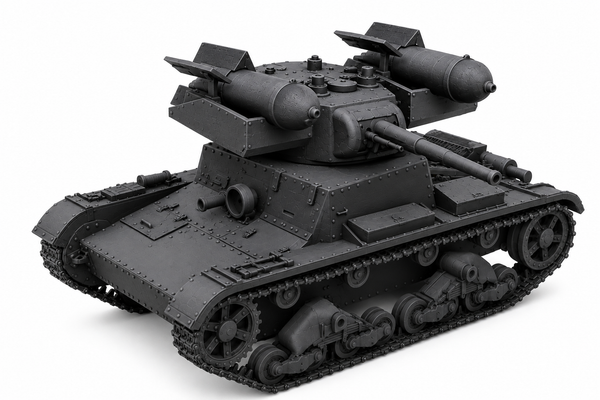 SSMODEL 1/72 1/144 Multi Scale RT-26 Soviet rocket tank Resin Model Kit TSS0062