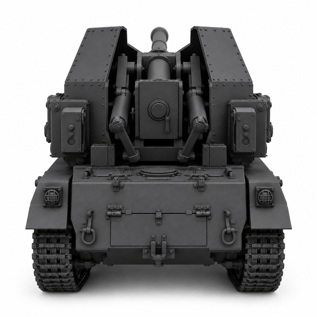 SSMODEL 1/72 1/144 Multi Scale Waffentrager E-100 tank Resin MODEL KIT TSS0504