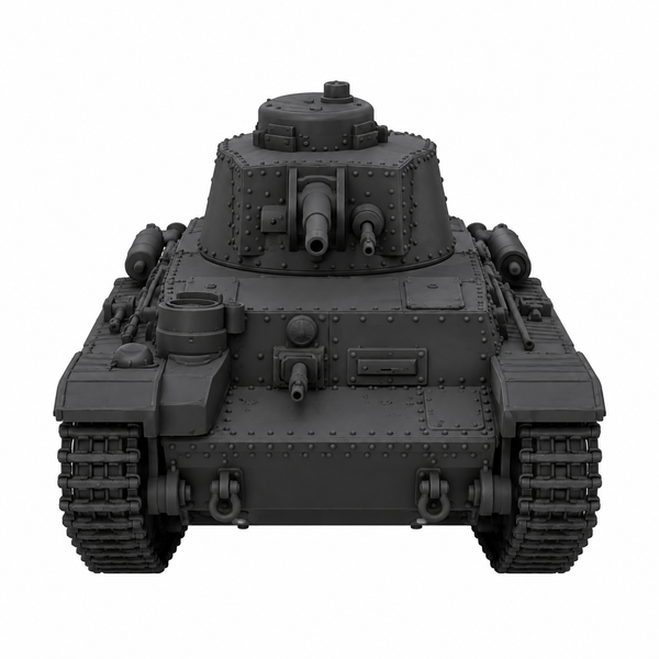 SSMODEL 1/72 1/144 Multi Scale Panzerkampfwagen 35t Resin Model Kit TSS0175