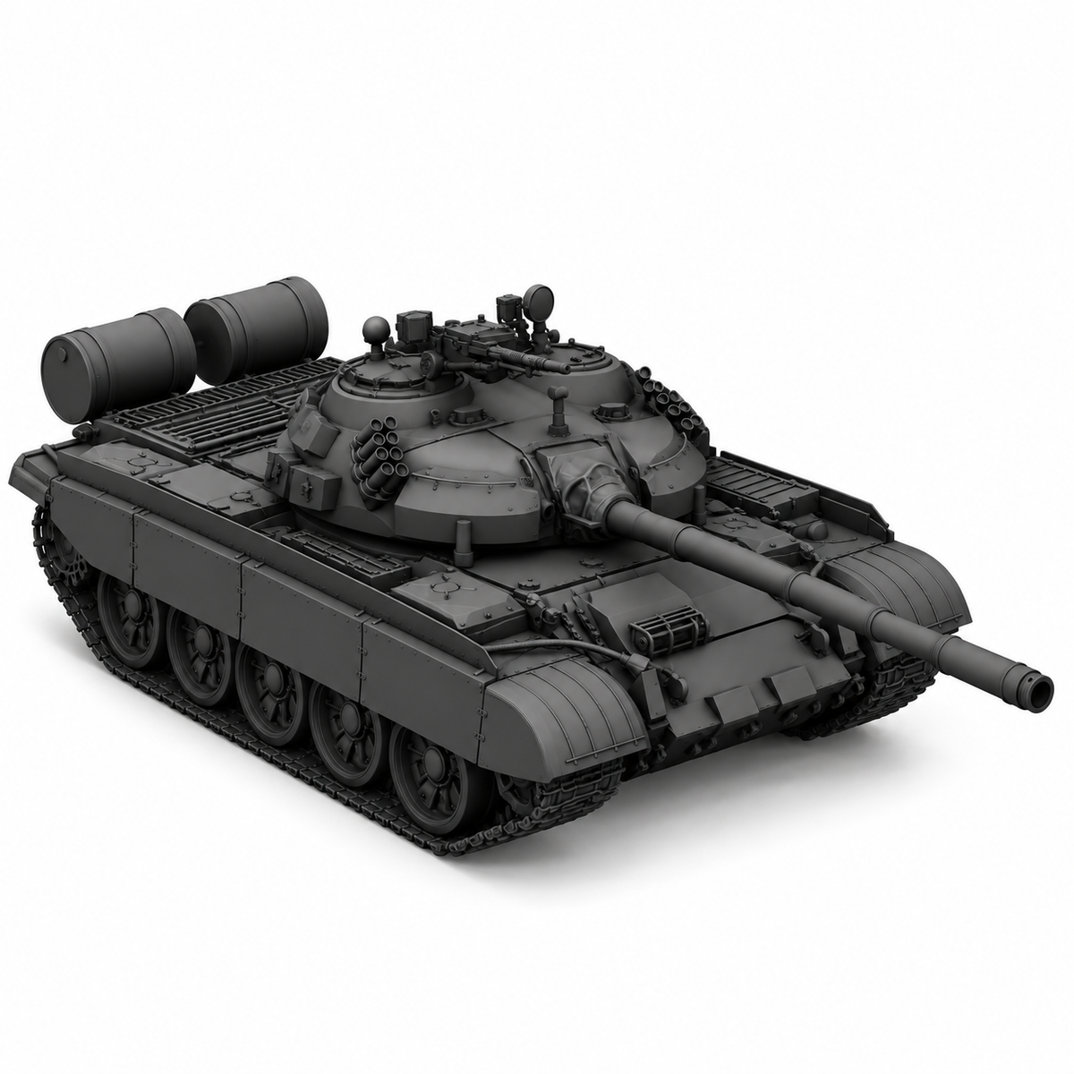 SSMODEL 1/72 1/144 Multi Scale T-55AM Merida polished tank MODEL kit TSS0388 — detail view 3