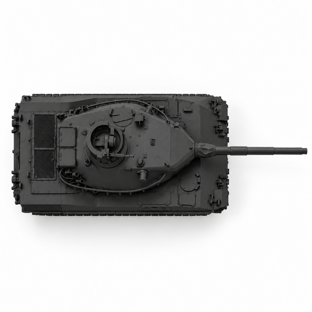 SSMODEL 1/72 1/144 Proyecto Leox Spanish Experimental Tank Resin MODEL TSS0537