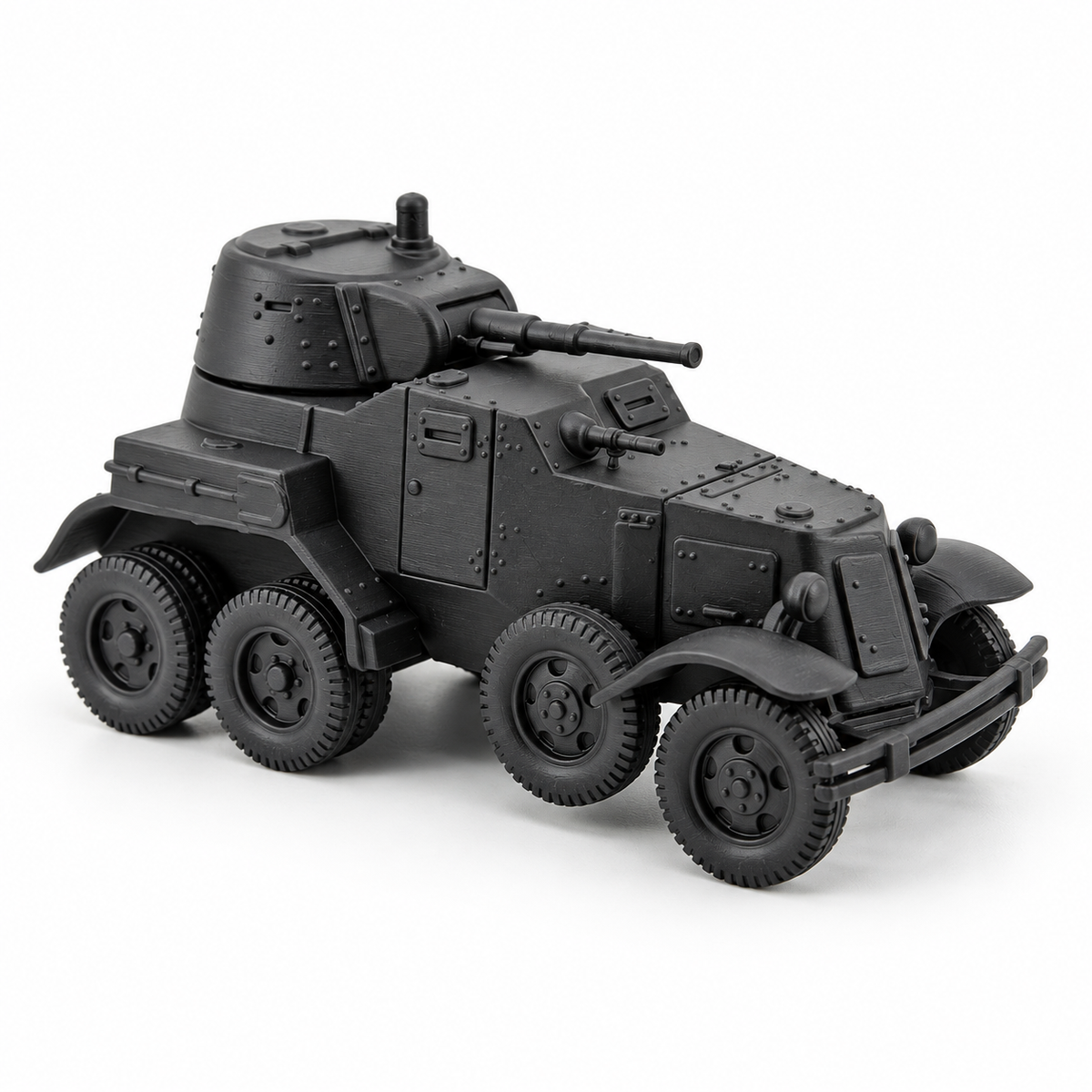 SSMODEL 1/72 1/144 WWII Soviet BA-10 Armored Car 45mm Resin Model Kit TSS1211 — detail view 3