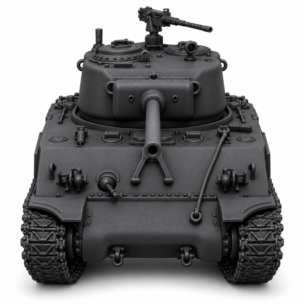 SSMODEL 1/72 1/144 Multi-Scale M4A2 (76)W US WWII medium tank MODEL KIT TSS0210 — detail view 2
